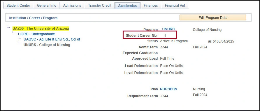 UAccess Screen Image